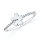 Sterling Silver Diamond Ring