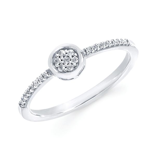 Sterling Silver Diamond Ring