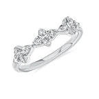 Sterling Silver Diamond Ring