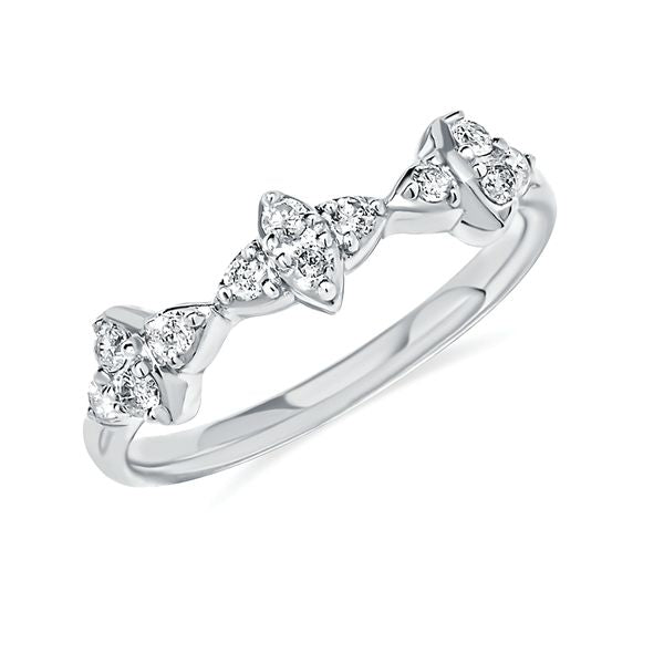 Sterling Silver Diamond Ring