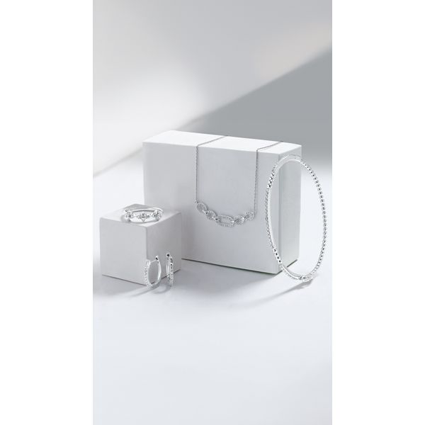Sterling Silver Diamond Ring - Image 2