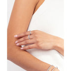 Sterling Silver Diamond Ring - Image 3