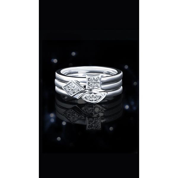 Sterling Silver Diamond Ring - Image 3