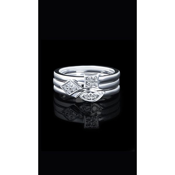 Sterling Silver Diamond Ring - Image 2