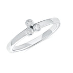 Sterling Silver Diamond Ring