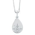Sterling Silver Diamond Pendant