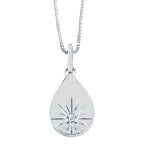 Sterling Silver Diamond Pendant