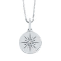 Sterling Silver Diamond Pendant