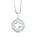 Sterling Silver Diamond Pendant