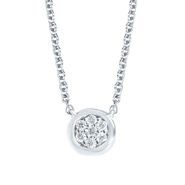 Sterling Silver Diamond Pendant