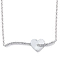 Sterling Silver Diamond Pendant