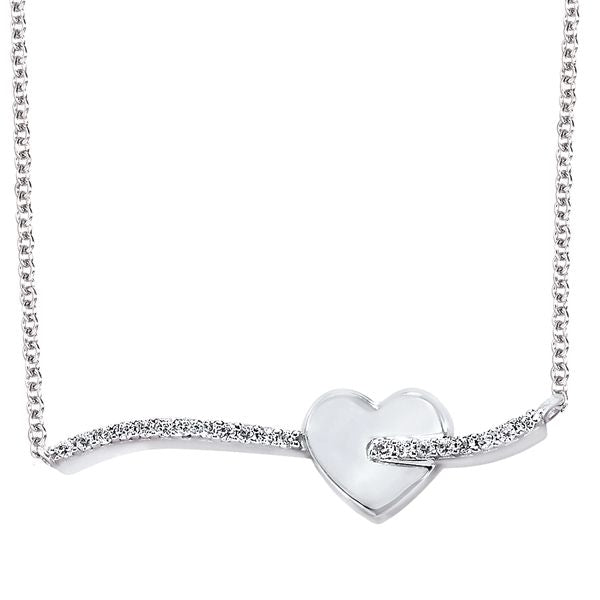 Sterling Silver Diamond Pendant