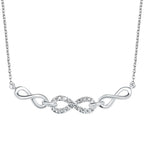 Sterling Silver Diamond Pendant