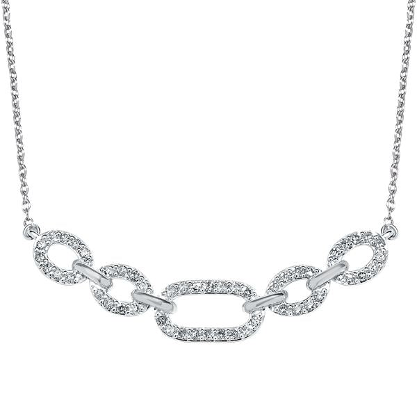 Sterling Silver Diamond Pendant