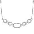 Sterling Silver Diamond Pendant