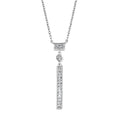 Sterling Silver Diamond Pendant