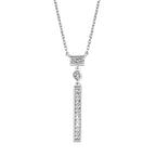 Sterling Silver Diamond Pendant