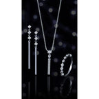 Sterling Silver Diamond Pendant - Image 3