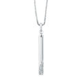 Sterling Silver Diamond Pendant