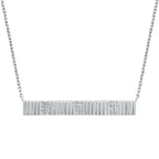 Sterling Silver Diamond Pendant
