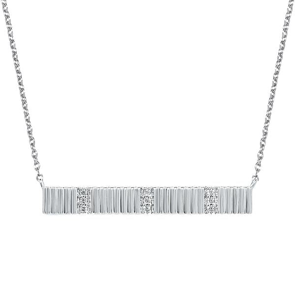 Sterling Silver Diamond Pendant