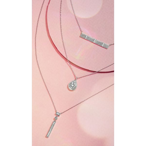 Sterling Silver Diamond Pendant - Image 3
