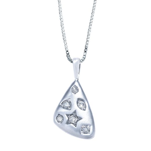 Sterling Silver Diamond Pendant
