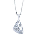 Sterling Silver Diamond Pendant