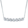 Sterling Silver Diamond Pendant