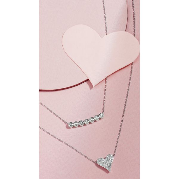 Sterling Silver Diamond Pendant - Image 2