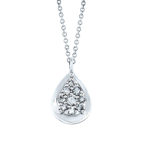 Sterling Silver Diamond Pendant