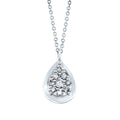Sterling Silver Diamond Pendant