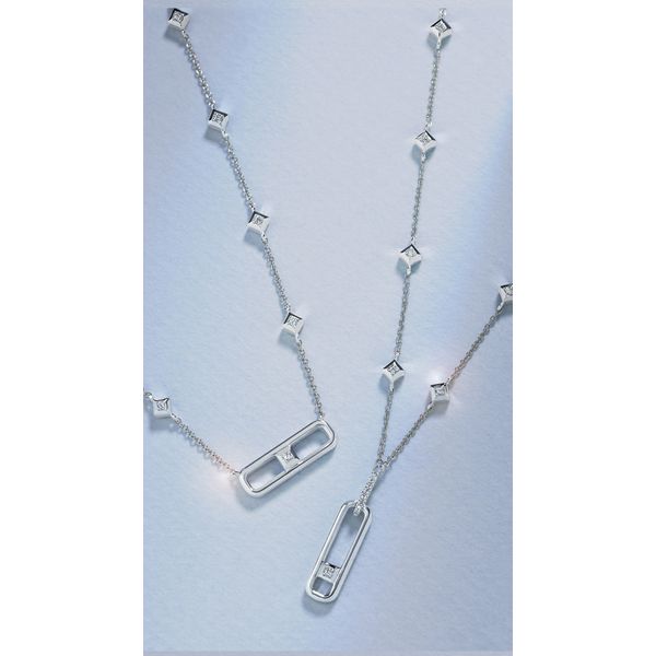 Sterling Silver Diamond Pendant - Image 4