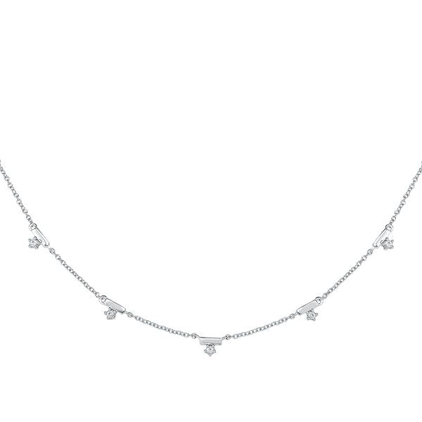 Sterling Silver Diamond Pendant