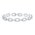 Sterling Silver Diamond Bracelet