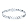 Sterling Silver Diamond Bracelet