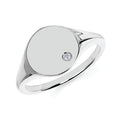 Sterling Silver Diamond Ring