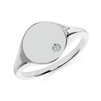 Sterling Silver Diamond Ring