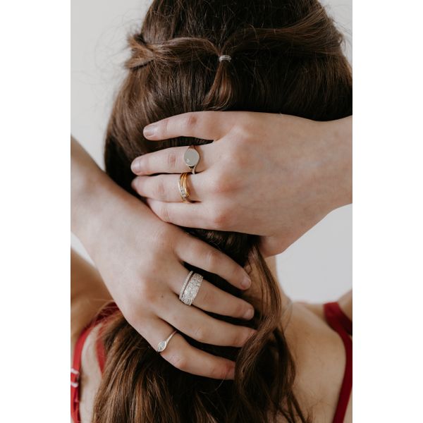 Sterling Silver Diamond Ring - Image 4