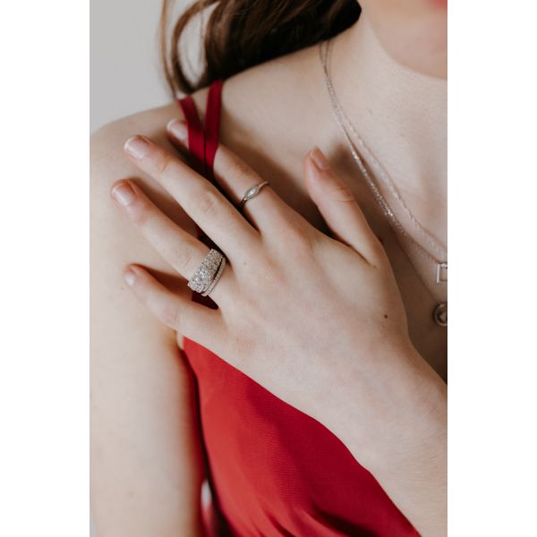 Sterling Silver Diamond Ring - Image 4