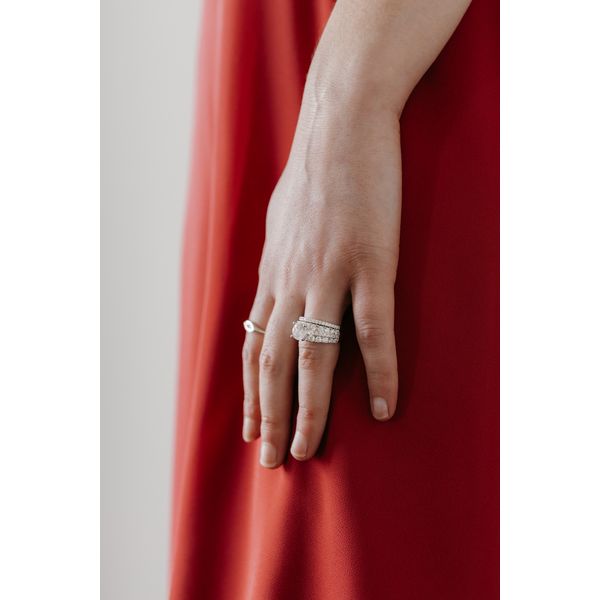 Sterling Silver Diamond Ring - Image 5