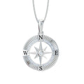 Sterling Silver Diamond Pendant