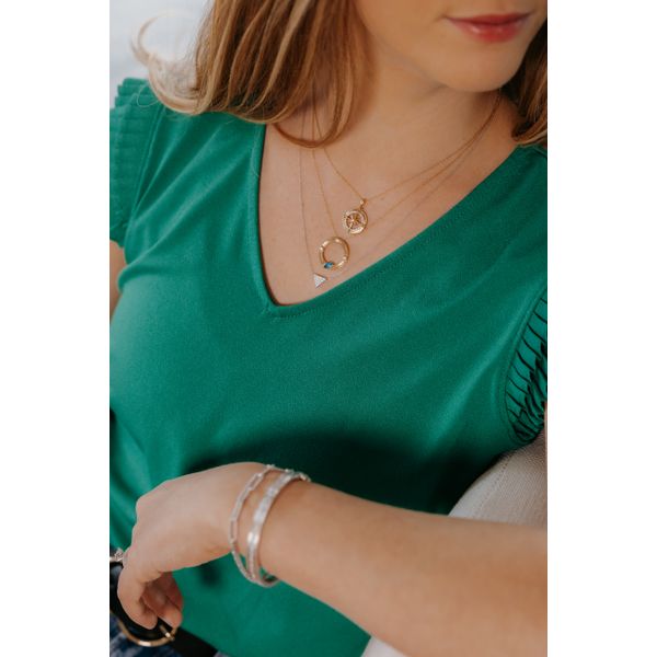 Sterling Silver Diamond Pendant - Image 2