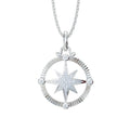 Sterling Silver Diamond Pendant