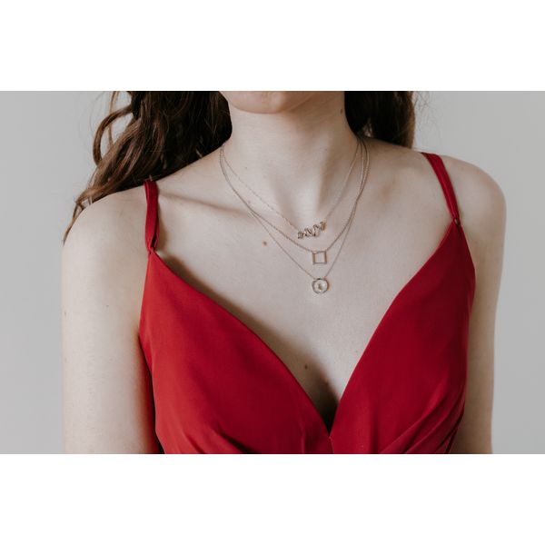 Sterling Silver Diamond Pendant - Image 4