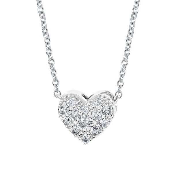 Sterling Silver Diamond Pendant