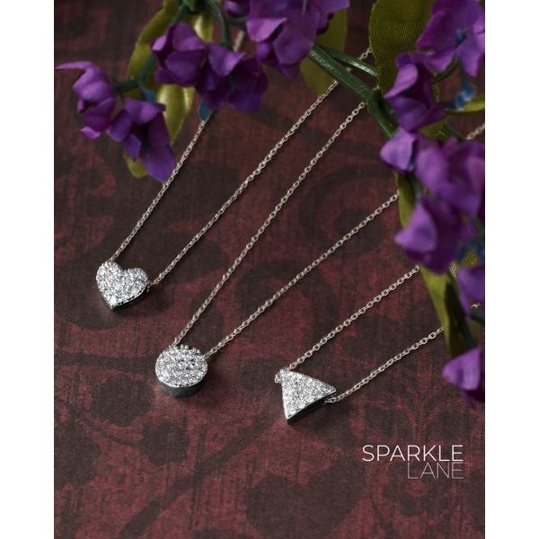 Sterling Silver Diamond Pendant - Image 3