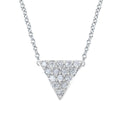 Sterling Silver Diamond Pendant