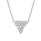 Sterling Silver Diamond Pendant
