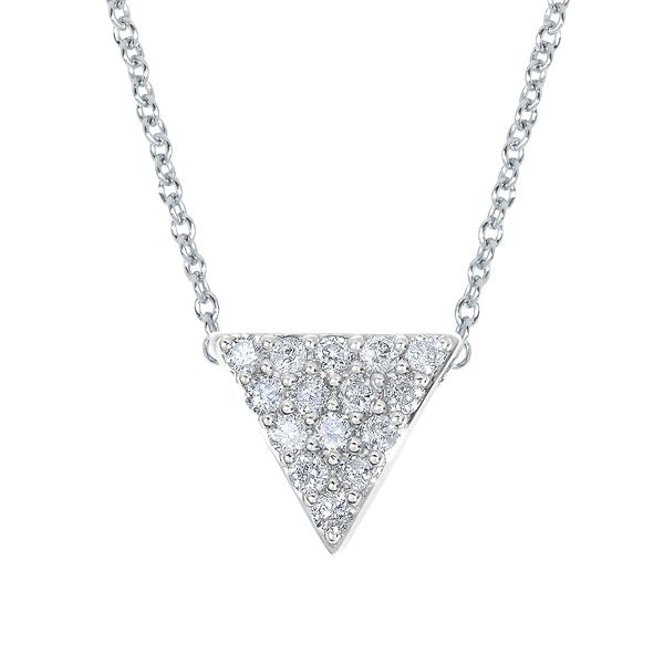 Sterling Silver Diamond Pendant